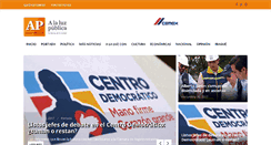 Desktop Screenshot of alaluzpublica.com