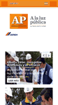 Mobile Screenshot of alaluzpublica.com